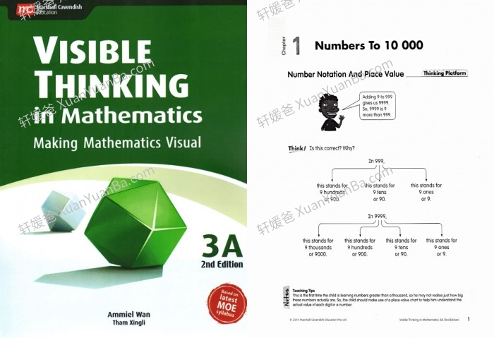 《Visible Thinking in Mathematics》新加坡1-6年级可视思维数学练习册 百度云网盘下载