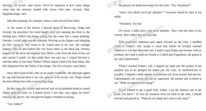 《The Theodosia Series-R. L. LaFevers1-4》英文章节书Mobi+Epub+PDF 百度云网盘下载