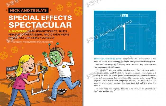 《Nick and Tesla's 1-6》尼克和特斯拉儿童章节书PDF 百度云网盘下载