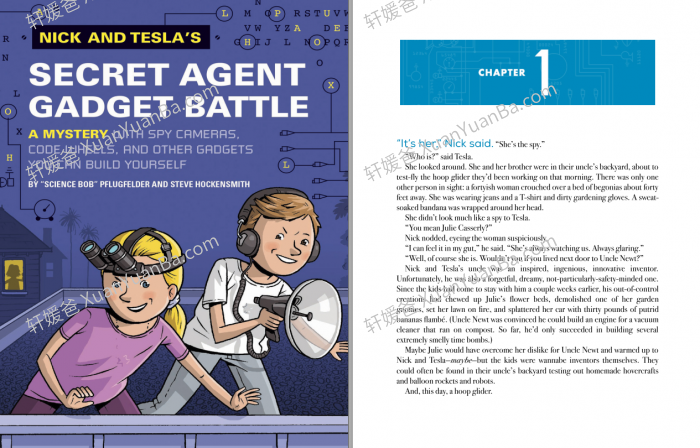 《Nick and Tesla's 1-6》尼克和特斯拉儿童章节书PDF 百度云网盘下载