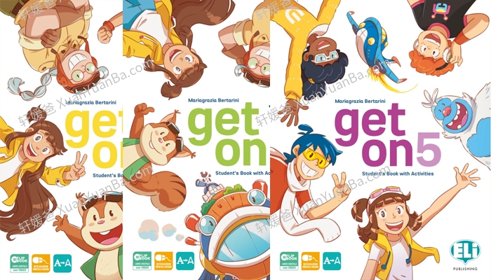 《Get on 1-5》幼儿英语启蒙原版教材PDF 百度云网盘下载