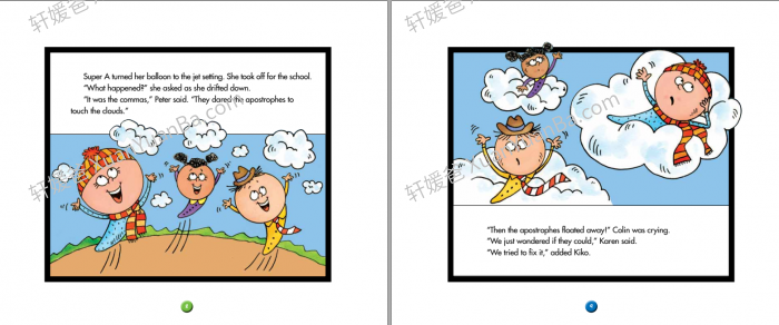 《Punctuation Books Series》八册有趣标点符号英文绘本启蒙PDF 百度云网盘下载