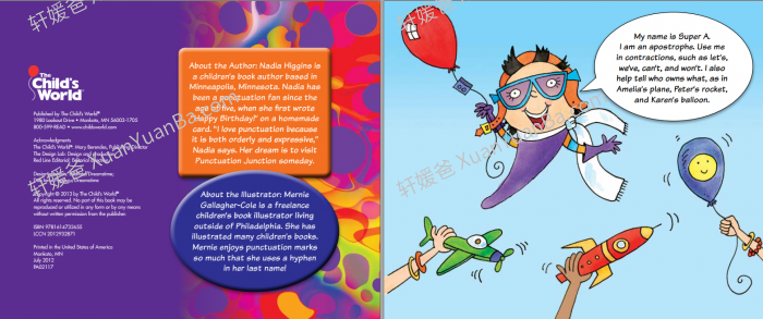 《Punctuation Books Series》八册有趣标点符号英文绘本启蒙PDF 百度云网盘下载