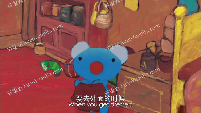 《蓝色小考拉 Penelope》中英文54集全MP4视频+MP3音频+PDF绘本 百度云网盘下载