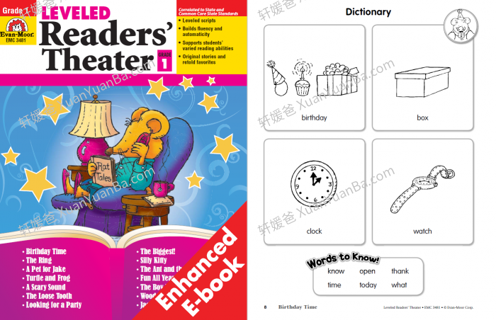 《Leveled Readers Theater G1-G5》口语练习读者英语剧场系列PDF 百度云网盘下载