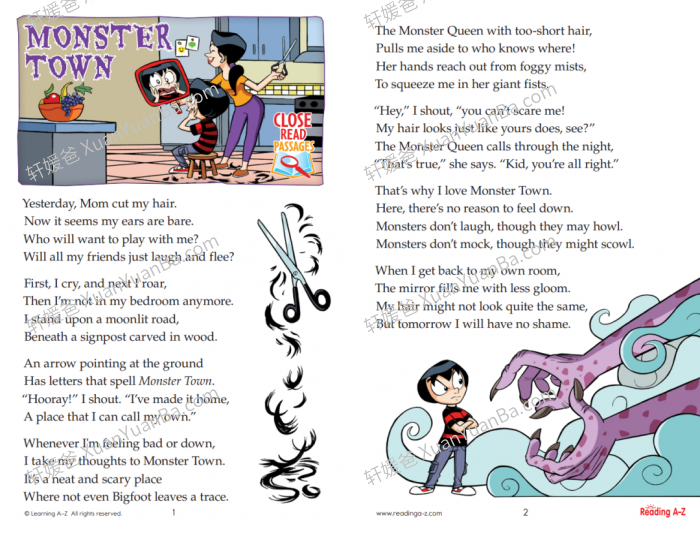 《Raz Close Read》300+篇精读素材资源包附阅读指导答题卡PDF 百度云网盘下载