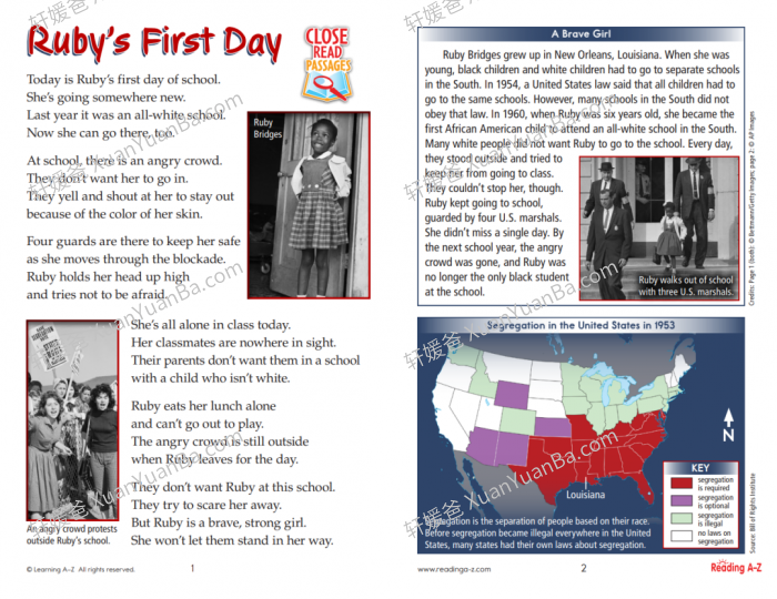 《Raz Close Read》300+篇精读素材资源包附阅读指导答题卡PDF 百度云网盘下载