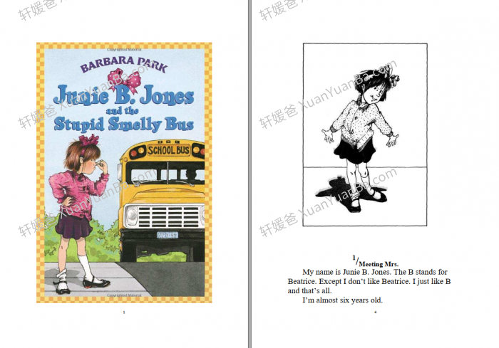 《朱妮·琼斯系列 Junie B. Jones》全28册初章英文阅读MOBI+MP3音频 百度云网盘下载