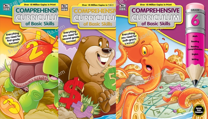 《Comprehensive Curriculum of Basic Skills G1 – G6》小学英语综合练习册PDF 百度云网盘下载