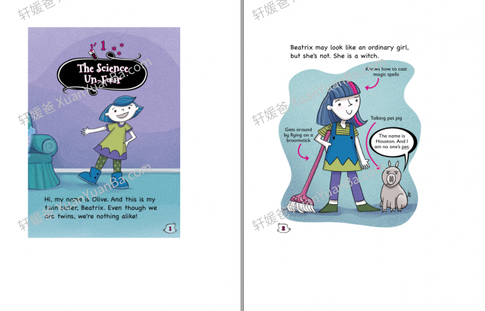 《奥莉芙和碧翠丝系列 Olive & Beatrix Series》 奇幻家庭生活主题桥梁书 百度云网盘下载