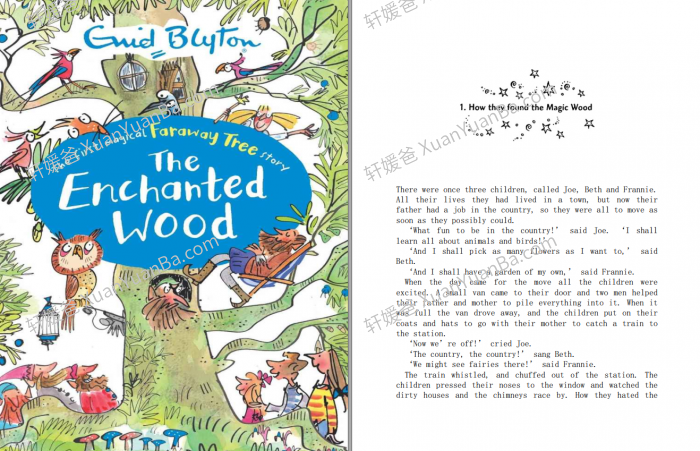 《The Magic Faraway Tree Series 1-4》伊妮德布莱顿经典系列英文章节阅读PDF+MP3音频 百度云网盘下载