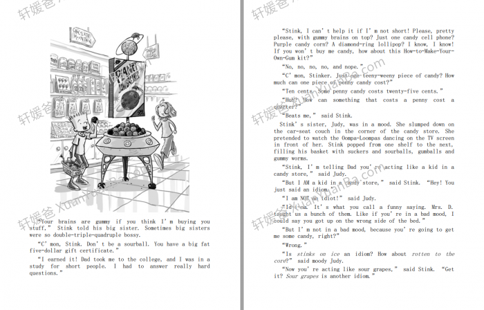 《Megan McDonald - Stink》经典男孩成长故事热门初章书11册PDF+Mobi+Epub 百度云网盘下载