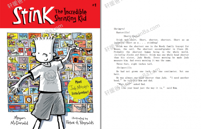 《Megan McDonald - Stink》经典男孩成长故事热门初章书11册PDF+Mobi+Epub 百度云网盘下载