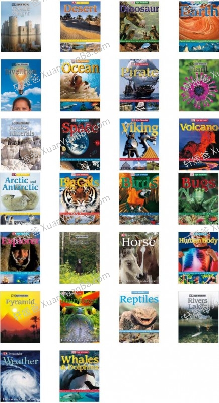 《DK EyeWonder Series》26册视觉大发现儿童阅读科普百科英文绘本 百度云网盘下载