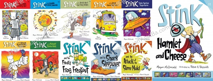 《Megan McDonald - Stink》经典男孩成长故事热门初章书11册PDF+Mobi+Epub 百度云网盘下载