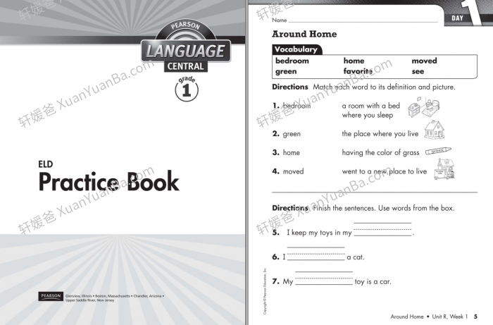 《Pearson Language Central》培生加州原版英语启蒙综合教材PDF 百度云盘下载