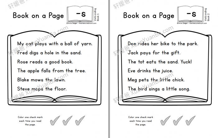 《Phonics Books & Games》自然拼读英文读本游戏练习4册PDF 百度云网盘下载
