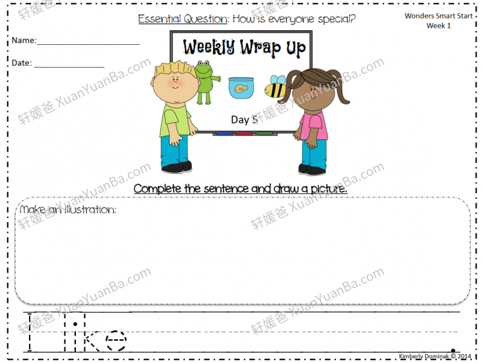 《WONDER GK full year》2157页幼儿园英文启蒙全年的作业纸PDF 百度云网盘下载