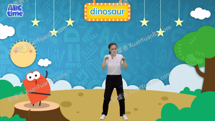 《ABC欢乐字母操》有趣的真人字母操学习运动两不误MP4视频 百度网盘下载