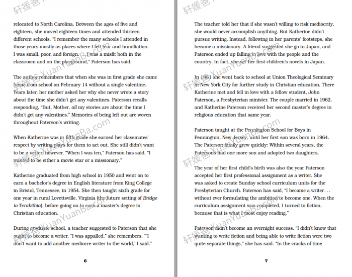 《Scholastic 学乐16册英文小说精读材料》英文桥梁章节书PDF 百度云网盘下载