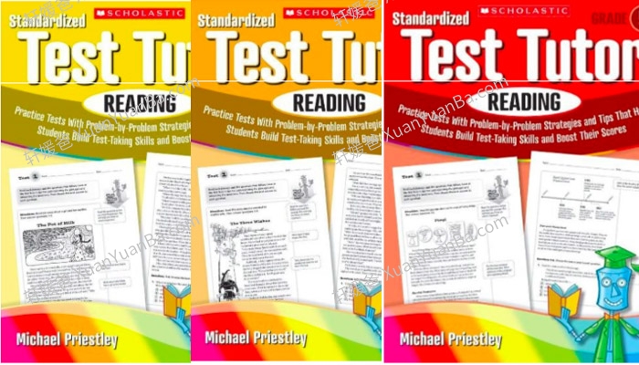 《Scholastic Test Tutor Reading G3-G6》学乐阅读理解测试英文练习册PDF 百度云网盘下载