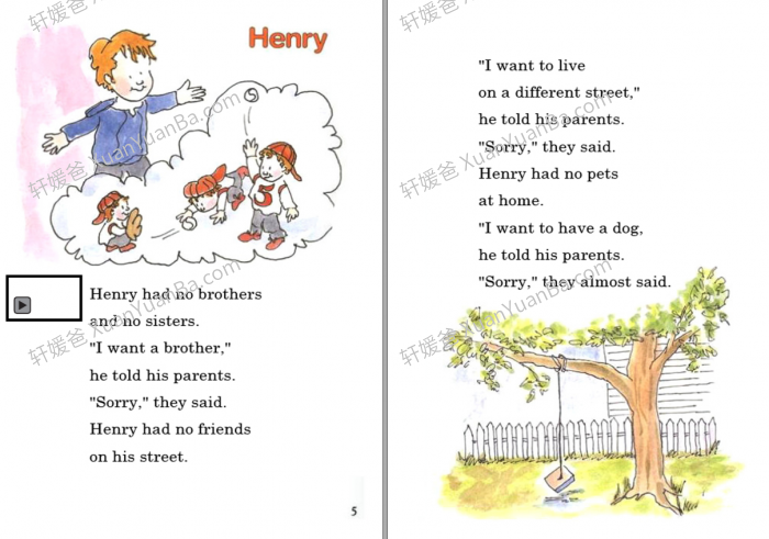《Henry and Mudge》亨利和大狗玛吉系列启蒙英文绘本过渡桥梁书PDF 百度云网盘下载