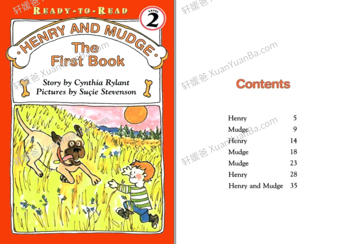 《Henry and Mudge》亨利和大狗玛吉系列启蒙英文绘本过渡桥梁书PDF 百度云网盘下载