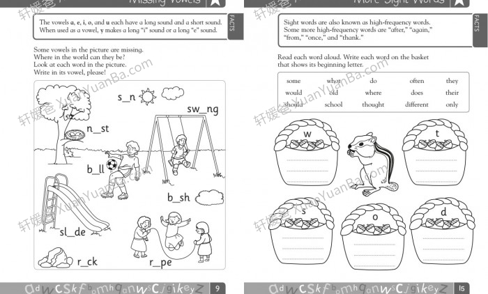 《DK Workbooks Language Arts ,Math and Science GK-G2》小学语言数学科学练习册PDF 百度云网盘下载