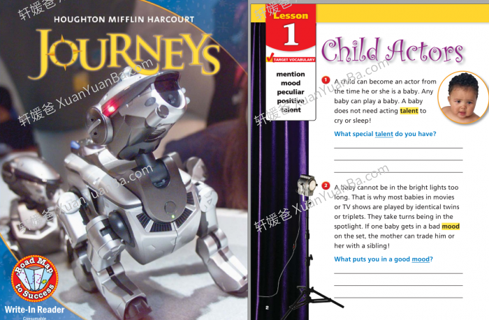 《Journey Write in Reader》美国原版阅读写作教程阅读教材PDF 百度云网盘下载