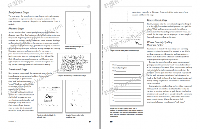 《Writing Curriculum Week-by-Week Lessons 1-3册》学乐写作练习册PDF 百度云网盘下载