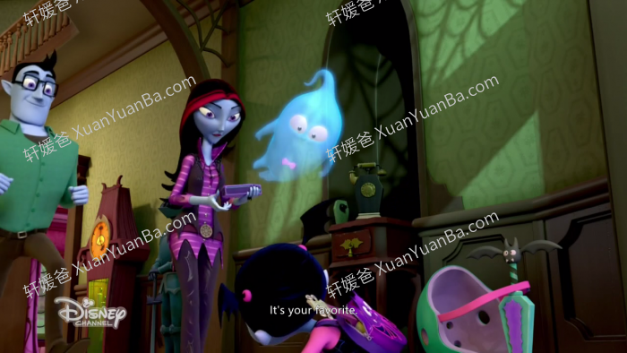 《Vampirina S1-S2 可爱尖牙小娜娜》可爱吸血鬼女孩故事全2季MP4视频 百度云盘下载