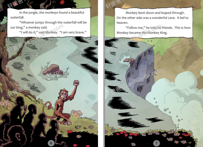 《Short Tales Chinese Myths》6册中国神话短篇小说全彩英文绘本章节PDF 百度云网盘下载