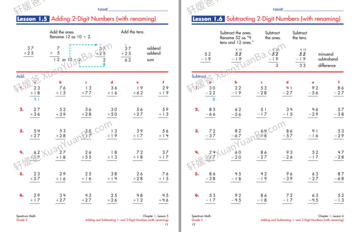 《Spectrum Math GK-G8》美国光谱小学数学英文练习册含答案PDF 百度云网盘下载