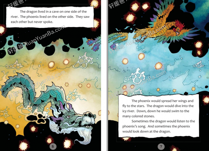 《Short Tales Chinese Myths》6册中国神话短篇小说全彩英文绘本章节PDF 百度云网盘下载