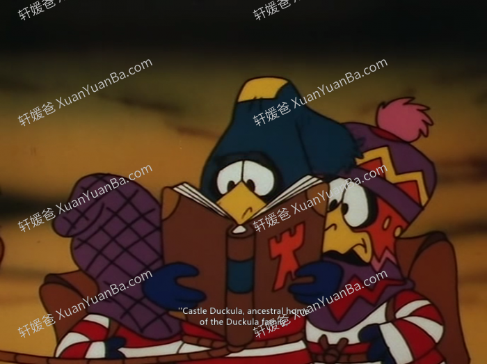 《怪鸭历险记 Count Duckula S1-S4》全四季英国动画片MP4视频 百度云盘下载