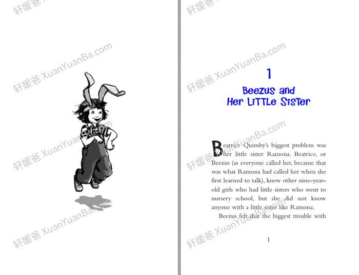 《Beverly Cleary- Ramona Quimby 1-8》雷梦拉系列初章桥梁章节书进阶读物PDF 百度云网盘下载