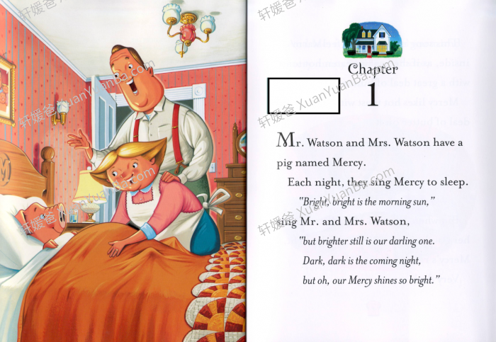 《Mercy Watson 小猪梅西》趣味英文桥梁书PDF+MP3音频 百度云网盘下载