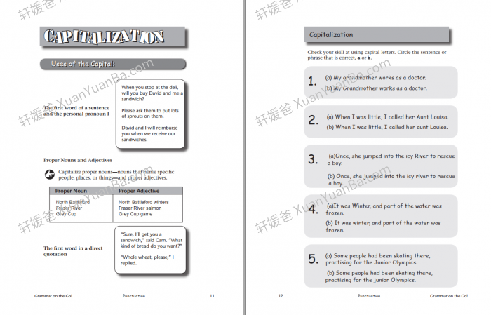 《Grammar On The Go G1-G5》初级英文语法练习册PDF 百度云网盘下载