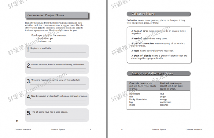 《Grammar On The Go G1-G5》初级英文语法练习册PDF 百度云网盘下载