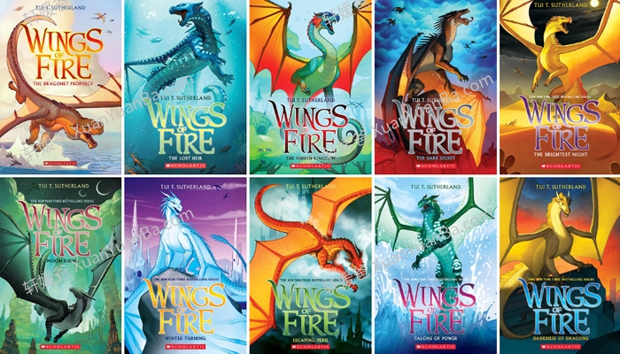 《Wings Of Fire Series 1-13》 火翼飞龙英文桥梁章节MP3有声书+PDF 百度云网盘下载