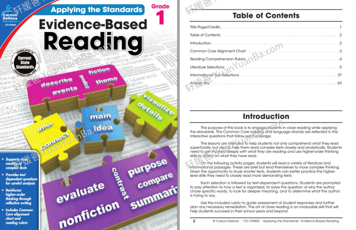 《Evidence Based Reading Workbook GK-G5》英语阅读理解练习册附答案PDF 百度云网盘下载