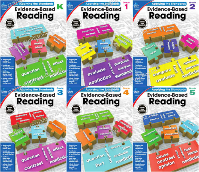 《Evidence Based Reading Workbook GK-G5》英语阅读理解练习册附答案PDF 百度云网盘下载