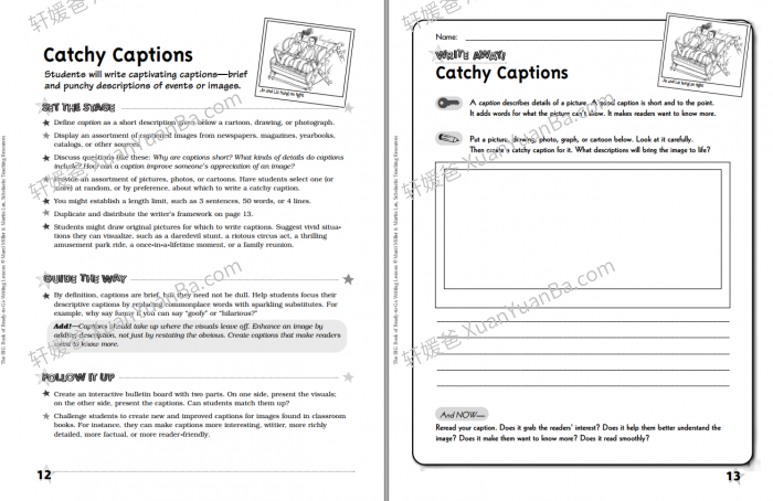 《Big Book of Ready-to-Go Writing Lessons》50个详细学乐写作活动指导PDF 百度云网盘下载