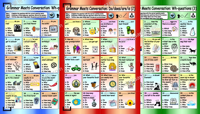 《Grammar meets conversation》12份语法专项作业纸含答案PDF 百度云网盘下载