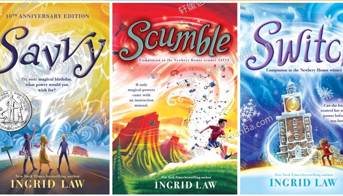 《灵力 Savvy Series by Ingrid Law 1-3》儿童小说青少年读物科幻虚构章节书PDF 百度云网盘下载