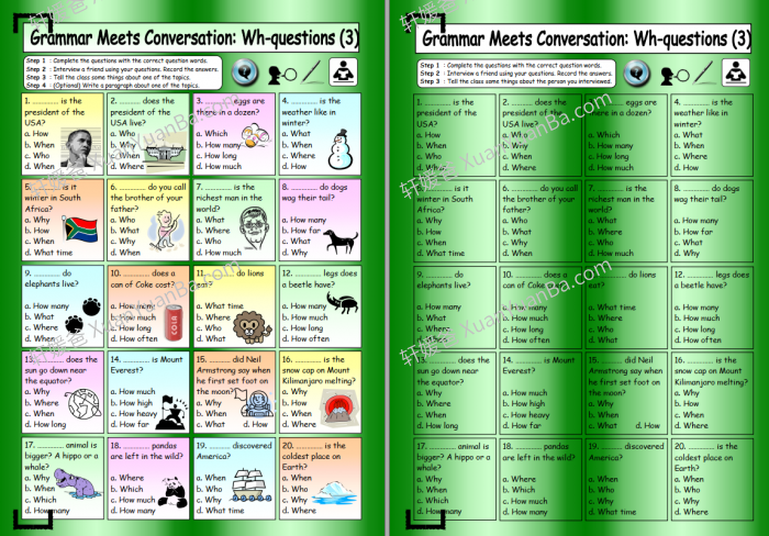 《Grammar meets conversation》12份语法专项作业纸含答案PDF 百度云网盘下载