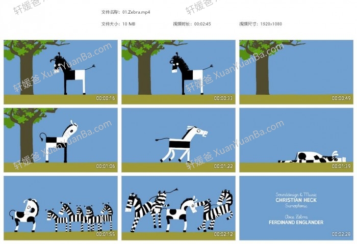 《动物动呀动 Animanimals》全28集德国幼儿认知启蒙英文动画片MP4视频  百度网盘下载