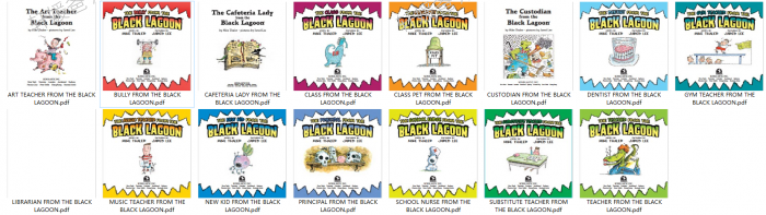 《Black Lagoon Adventures 黑湖小学历险记》15本英文桥梁书PDF 百度网盘下载