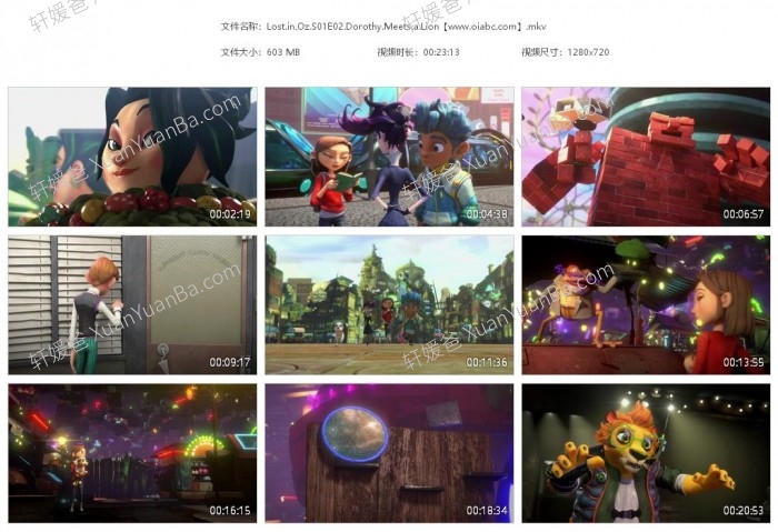 《仙踪迷失 Lost in Oz》 英文版动画第1-2季全26集 百度网盘下载