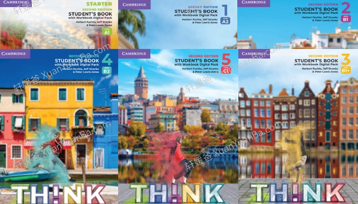 《剑桥最新第二版 Cambridge Think 2nd Starter-5 全6级》英语教材练习册音视频 PDF+MP3+MP4 百度云网盘下载